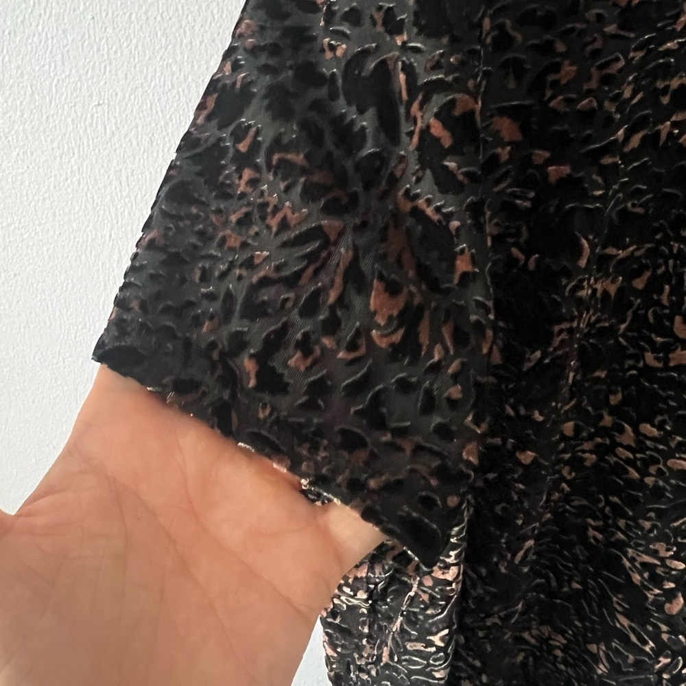 Free People Crushed Velvet Oversized Tee - Picture 4 of 6